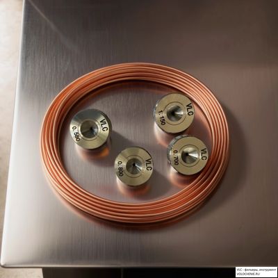 VLC Фильеры (волоки) PCD для мягкой проволоки диаметром от 0.050-0.500 мм