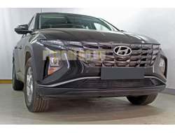 Защита радиатора Hyundai Tucson 2021- black низ PREMIUM