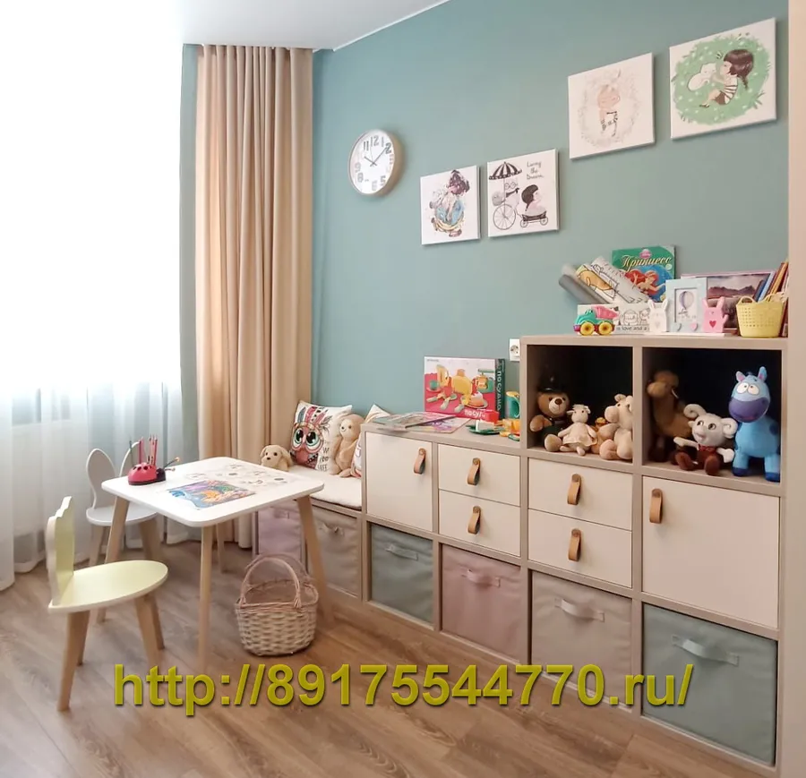 033 Мебель в детской комнате.
Сделано по индивидуальным размерам с учетом всех пожеланий заказчика.
