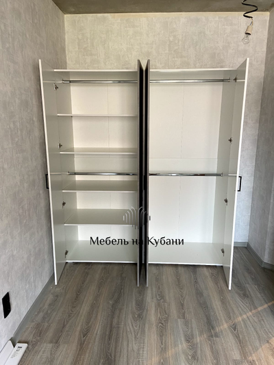 New Шкаф 1,8м Белый/Бетон