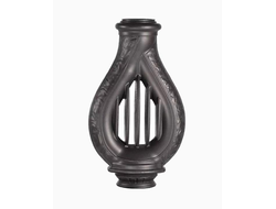 Дымоход Конвектор Лира D115/130 черный для печи Бахта