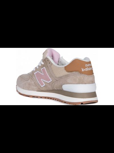 New Balance 574 Пудровые замшевые