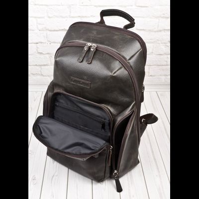 Кожаный рюкзак Bertario brown (арт. 3102-04)