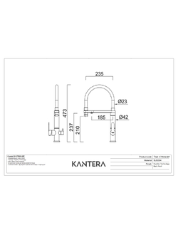Смеситель Kantera Crystal 32