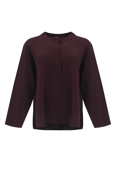 Короткий трикотажный кардиган