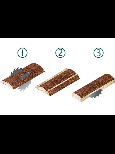 Линия переработки горбыля ТМ-800, от