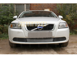 Защита радиатора Volvo S40 II (рестайлинг) 2007-2012 chrome низ
