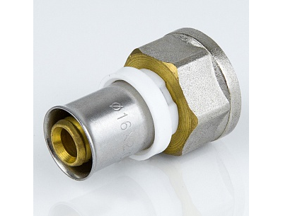 Соединитель латунь Дн16х3/4" 8002 пресс ВР для мп Aquasfera 8002-02 [51258]