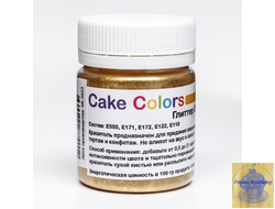 Глиттер Огненная вспышка Cake Colors пищевой перламутр (блеск) ,10 г