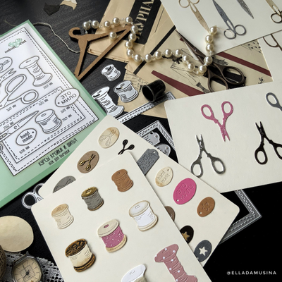 Набор ножей для вырубки "Курсы кройки и шитья"