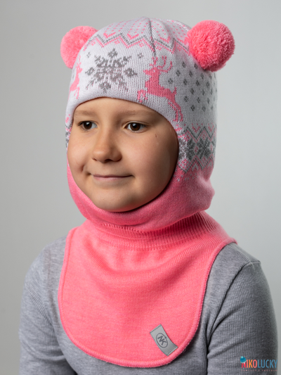 Шапка-шлем "Сказка" 22101-01, цвет розовый р. 48-50