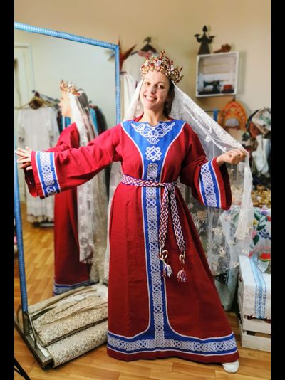 Летник 9го века &quot;ЛадоРада&quot; в традиционных цветах