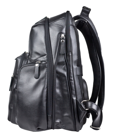 Кожаный рюкзак Bertario black (арт. 3102-01)