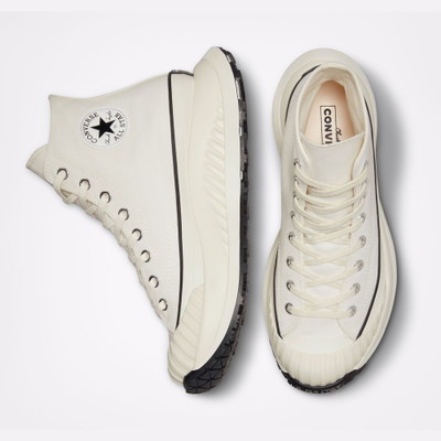 Интернет магазин CONVERSE, кеды Chuck Taylor 70 AT-CX белые высокие на платформе A01682C