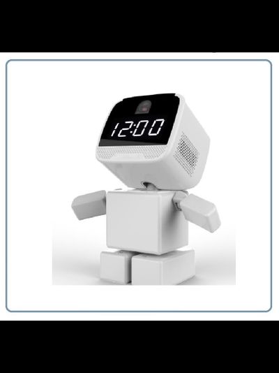 DE-WMrobot-clock Видеоняня WiFi-LAN видеокамера моторизированная с DVR, HD 960 p (cam360)