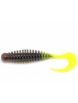 Приманка силиконовая Boroda Baits Phantom 160 239-Motor Oil/Lemon
