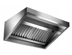 Зонт вытяжной нержавеющий №2 1800*700*350мм