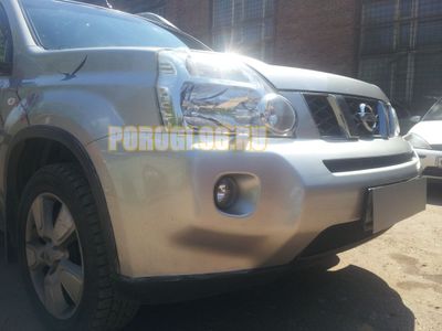 Защита радиатора Nissan X-Trail T31 2007-2011 black низ