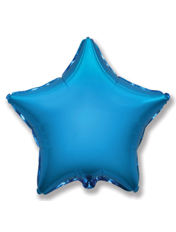 Шар (18''/46 см) Звезда, Синий