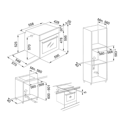 FSM 82 H XS (116.0605.987) духовой шкаф (электрический)