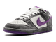 Nike SB Dunk Low Pro Purple Pigeon (Темно-серые) сбоку
