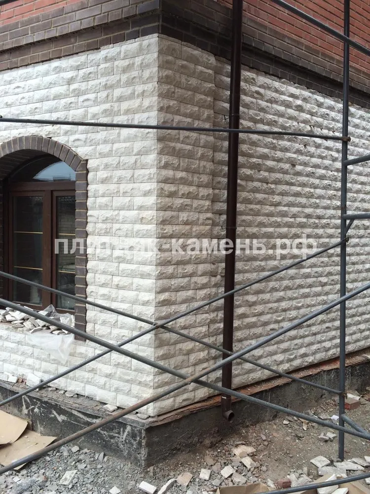 Облицовка здания камнем