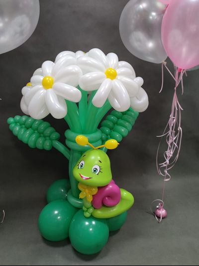 букет ромашек "с улиточкой"