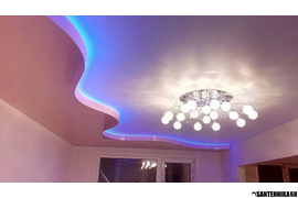 Натяжные потолки установка и монтаж доп. оборудования