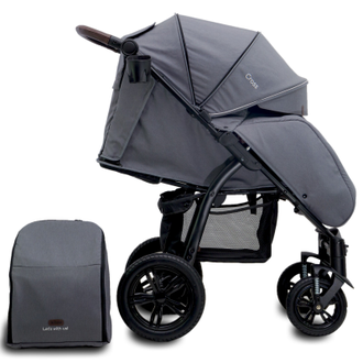 Коляска прогулочная BubaGo Cross Air shiny green