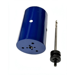 Биметаллическая коронка 102 мм глубина 200 мм с держателем 13 мм