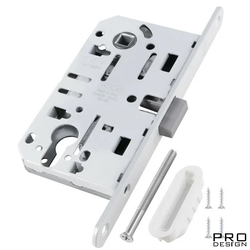 Магнитный замок AGB Mediana Polaris CL под цилиндр, белый