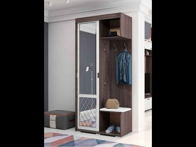 Прихожая Варда ясень темный/белый (BTS)