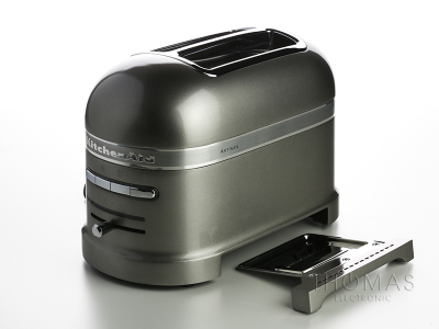 Тостер KitchenAid ARTISAN на 2 хлебца, серебряный медальон, 5KMT2204EMS