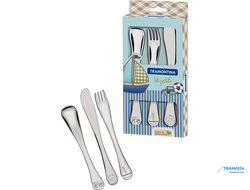 Tramontina  детский набор   Le Petit blue, 3 предмета - 66973/000