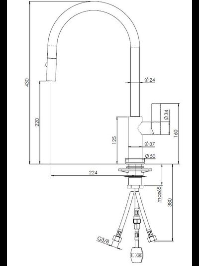 Смеситель Reginox Japura Black K1015K