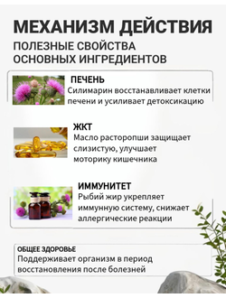 Кормовая добавка для собак с лососевым жиром и маслом расторопши DOBROPET-36, 60 капсул