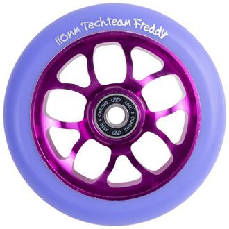 Купить колесо Tech Team Freddy (purple) 110 для трюковых самокатов в Иркутске