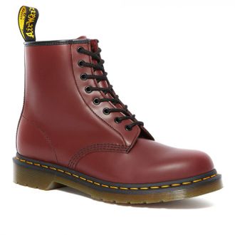 Ботинки Dr. Martens 1460 Smooth Hf бордовые высокие мужские