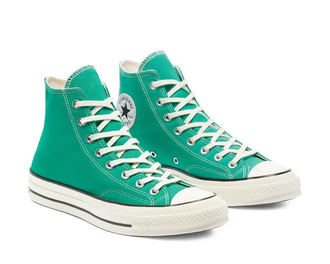 Кеды Converse Chuck 70 Hi Court Green Egret Black зеленые высокие