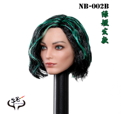 Женская голова (скульпт)  1/6 female head sculpture in Europe and America (NB-002B) - cowpen toys