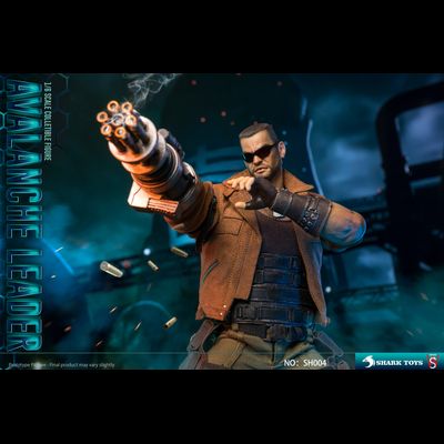 Баррет Уоллес (Final Fantasy VII Remake) - Коллекционная ФИГУРКА 1/6 Fantasy Reset - Avalanche Leader (SH004) - SHARKTOYS
