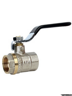 Кран шаровый вн.р. нар.р. ATM 1/2 3/4 1 1 1/4 1 1/2 2 эконом бабочка ручка