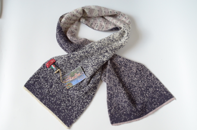 Пятнистый вязаный женский шарф Vizio Италия 6144 S