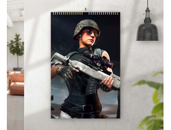 Перекидной календарь PlayerUnknown’s Battlegrounds, PUBG, ПУБГ №13