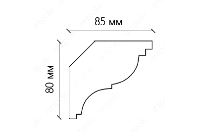 Карниз гладкий SKT43