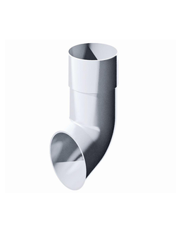 Слив трубы, пластиковый БЕЛЫЙ