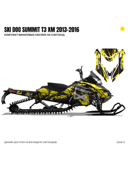 SKI DOO summit T3 2013 2014 2015 снегоход мотопленка.рф наклейки графика т3