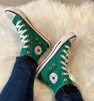 Emerald green converse on sale