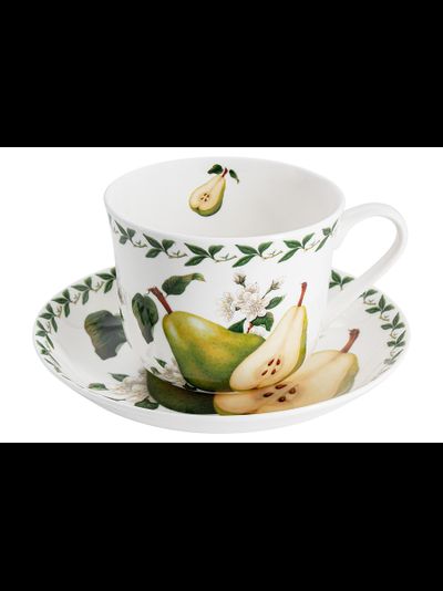 Чашка с блюдцем Груша 480 мл