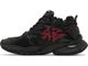 Balenciaga Runner Sneaker Graffiti Black Red
